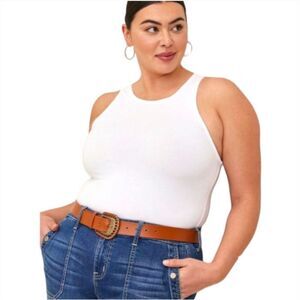 Torrid White Tank Top